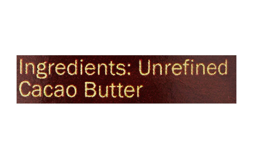 Sattvic foods Raw & Unrefined Cacao Butter   Glass Jar  150 grams
